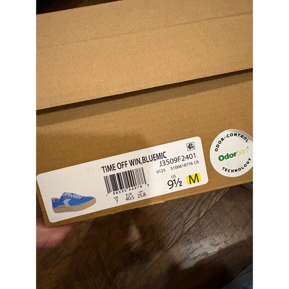 Dr. Scholl’s Time Off Win SIZE 9.5 BRAND NEW IN BOX Platform Sneakers Blue - Picture 9 of 9